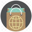 Bag Globe Paper Icon