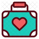 Bag Luggage Love Icon