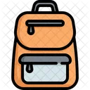 Bag School Backpack Icon