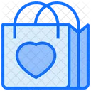 Bag Heart Shopping Icon