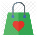 Bag Love Shopping Bag Icon