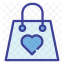 Bag Love Shopping Bag Icon