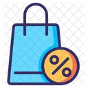 Bag discount  Icon