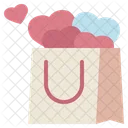 Bag Heart Love Icon