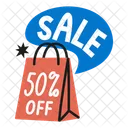 Sale Bag Discount Icon