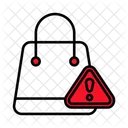 Bag Warning Financial Risk Icon