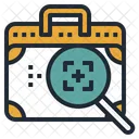 Bag Investigation Inspection Icon