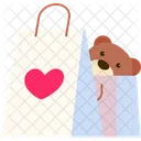 Bag Shopping Heart  アイコン
