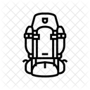 Storage Hiking Backpack Icon