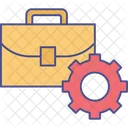 Bag With Cog  Icon