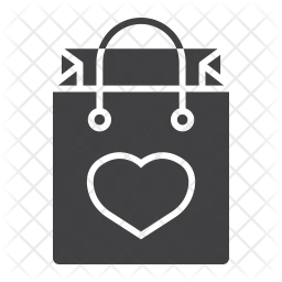 Bag with Heart  Icon