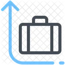 Aeroporto Seta Bagagem Ícone