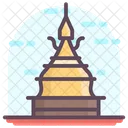 바간 미얀마 탑 미얀마 랜드마크 바간 사원 아이콘