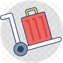 Baggage Hand Truck Icon