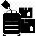 Baggage Packing Travel Icon