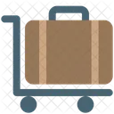 Trolly With Baggage Icon