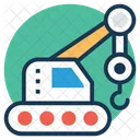 Bulldozer Bagger Schwer Icon