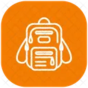 Bagpack Chool Bag School Bag Icon