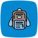Bagpack Education Bag Bag Learning Icon
