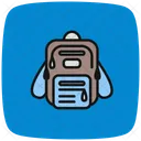 Bagpack Education Bag Bag Learning Icon
