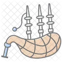 Bagpipes Lineal Color Icon Icon
