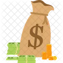Bags Of Money And Coins  Icon