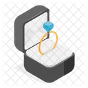 Diamant Bague Fiancailles Icône