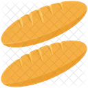 바게트 프랑스식 빵 아이콘