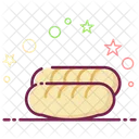 Baguette Bread Loaves Icon