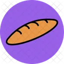 Baguette Bakery Breakfast Icon