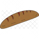 바게트 빵 음식 아이콘