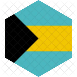 Bahamas Flag Icono