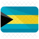 Bahamas Flag Country Icon