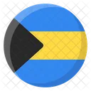 Bahamas Bahamian Flag Icon