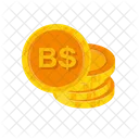 Bahamian Dollar Coin Bahamian Dollar Currency Symbol Icon