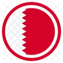 Bahrain Country National Icône
