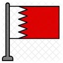 Bahrain Country Flag Flag Icon