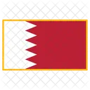 Bahrain Flag Country Icon