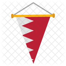 Bahrain Flag Symbol