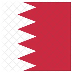 Bahrain Flag Symbol