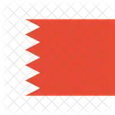 Bahrain Flag World Icon