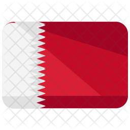 Bahrain Flag Icon - Download in Flat Style