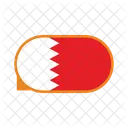 Bahrain-Flagge  Symbol