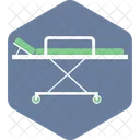 Bahre Patient Krankenhaus Symbol