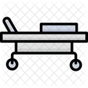 Trage Patientenbett Krankenhausbett Symbol