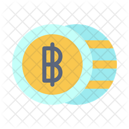 Baht Icon - Download in Flat Style