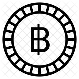 Baht Icon - Download in Line Style