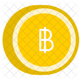 Baht Icon - Download in Flat Style