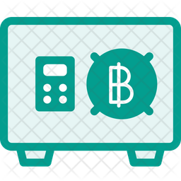 Baht Icon - Download in Flat Style
