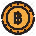 Baht Currency Exchange Digital Currency Icon
